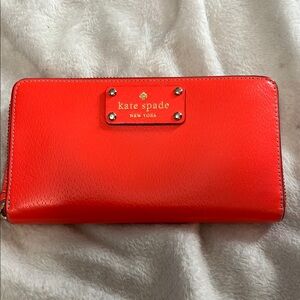 Kate Spade Orange leather  Women's Wallet